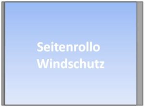 Seitenrollo Windschutz